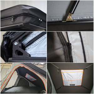 1-3 Person Light Camping Outdoor Car Rooftop Tent Triangle Type of Car Roof Top Tent - Product Image 4
