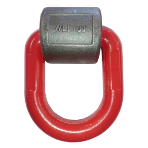 50 tấn giả mạo D Ring gian lận phần cứng lashing thép hợp kim kẽm kim loại D Ring với kẹp mạ kẽm kết thúc cho nâng - Product Image 2
