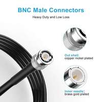 Câble SDI OEM BOFAN 20 pieds XRDS-RF 75 Ohm 3G/HD-SDI, câble coaxial vidéo BNC mâle pour système de caméra vidéo CCTV