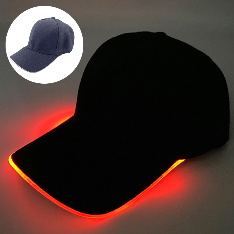 sombrero negro rojo