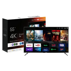 Cheap 55 Inch Flat Screen Tv Television 4K Ultra HD 65 Inch Android Smart Tv