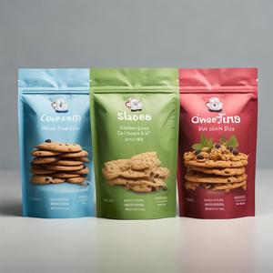 Pochette Doypack en plastique VMPET à fermeture à pression, anti-écrasement, qualité alimentaire, 5oz 10oz 20oz, pour amandes salées, marque privée - Product Image 1