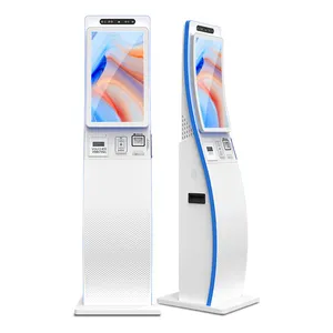 32-Zoll-Check-in-Touch-Self-Zahlungs kiosk und Rechnungs-Bargeld-Akzeptor-Kiosk in der Warteschlange des Krankenhaus kiosks