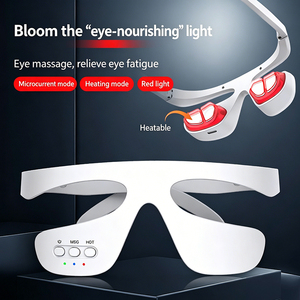 Masseur oculaire 3D sans fil, compresse chaude, lumière rouge, instrument de beauté pour les <span class=keywords><strong>yeux</strong></span>, appareil de soin des <span class=keywords><strong>yeux</strong></span>, soulage la fatigue, portable, rechargeable - Product Image 2