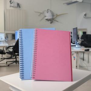 Anello staccabile a spirale taccuino aperto per rilegatura a bobina a maglia A4/A6 in pelle con copertina rigida Agend diari di scrittura progettazione confezione regalo - Product Image 5