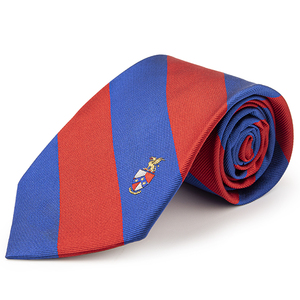 Corbata de Poliéster Personalizada, Tejida en Jacquard, con Rayas <span class=keywords><strong>Azules</strong></span>, para Hombre, para Escuela Secundaria, con Logotipo Personalizado, Hecha a Mano - Product Image 3