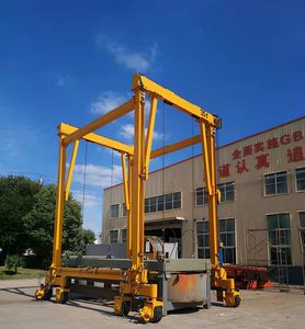 Grue à portique électrique montée sur pneus, capacité de 5 tonnes, utilisation en extérieur pour la construction - Product Image 5