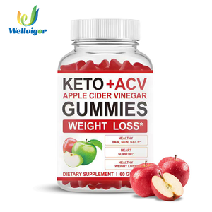 Gomitas Keto ACV para el Control de Peso y la Digestión en Adultos - Suplemento Antioxidante y <span class=keywords><strong>Detox</strong></span> con Vinagre de Sidra de Manzana y Vitamina B12, 60 Gomitas - Product Image 1