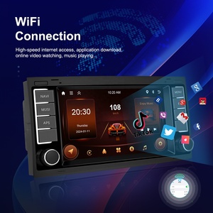 Autoradio Android Podofo 7'' avec CarPlay/Android Auto sans fil, GPS, WIFI, FM, RDS pour Volkswagen/Touareg/Transporter Ts Multivan - Product Image 4