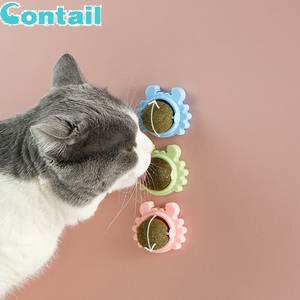 Tik Tok-Bola de hierba gatera para gatos, Limpieza de dientes interactivo de juguete, suministros para mascotas, ojos de gato - Product Image 4