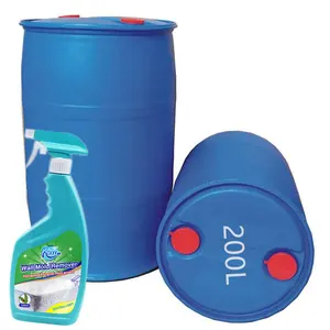 200L bulk barrel eco friendly deep cleaning stubborn stains liquid walls mould mildew remover spray for household