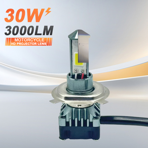 Motorfiets koplamp premium kwaliteit groot/klein licht <span class=keywords><strong>H4</strong></span> LED dubbele kleur wit/geel voor retrofit/upgrade - Product Image 1