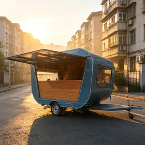 CE Made Sushi <b>Trailer</b> Fully Equipped Coffee <b>Concession</b> Truck Outdoor Dessert Food Cart - Product Image 3