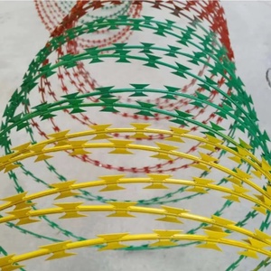 Hot-nhúng mạ kẽm hoặc PVC tráng Dao Cạo Lưỡi dây/concertina dao cạo dây - Product Image 5