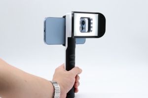 Luz LED de relleno para fotografía dental, kit de iluminación de estudio metálico manual para cámara de teléfono, 5500K con Bluetooth - Product Image 2