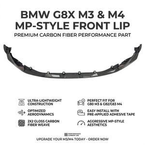Alerón Delantero de Fibra de Carbono Estilo MP para <span class=keywords><strong>BMW</strong></span> G80 G82 M3 M4 <span class=keywords><strong>2021</strong></span> en Adelante - Product Image 2