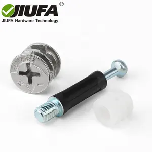 Furniture Hardware MINI Cabinet Connecting Fastener Three in One Connector Full Set Excentric Cam Rod Bolt for board