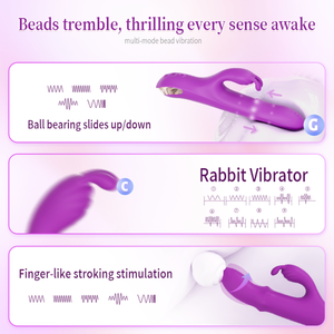 LIL Mermaid Premium Cool Stick Mini Rabbit Vibrator G-Punkt Wasserdicht USB-Aufladung für Paare & Vaginale Anwendung Dildo - Product Image 6