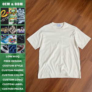 Camiseta de Alta Calidad con Logotipo Personalizado, Algodón Peinado, Doble Costura, Cuello Redondo, Estilo Urbano, Unisex - Product Image 2