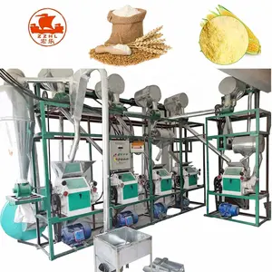 Commercial wheat corn flour mill production line