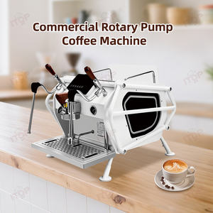 Коммерческий Итальянский Эспрессо полуавтоматическая кофемашина высокого качества новый оригинальный Профессиональный нержавеющая сталь Электрический источник - Product Image 2