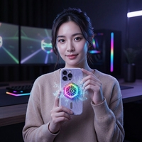 Support de refroidissement magnétique F17 pour smartphone avec charge sans fil pour le gaming