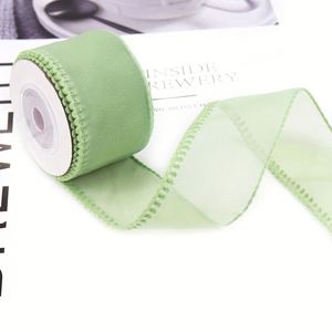 Nouvel Arrivage Ruban en Organza à Bord Picoté Fantaisie de 2,5 cm pour Volants de Jupe de Tutu de Ballet 10 Yards/Rouleau - Product Image 4