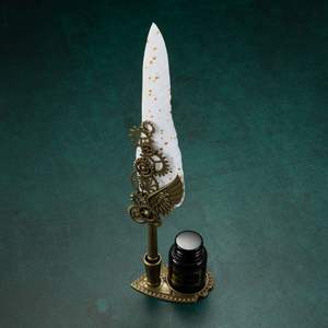 <span class=keywords><strong>Scrittura</strong></span> penna a immersione <span class=keywords><strong>con</strong></span> inchiostro d'oca <span class=keywords><strong>con</strong></span> pennini sostitutivi regalo promozionale penna stilografica penna per calligrafia <span class=keywords><strong>con</strong></span> piume Set regalo - Product Image 5