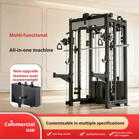 Nuevo Diseño, Venta Caliente de Fábrica: Máquina Smith Comercial para Sentadillas con Cable Cruzado y Rack de Entrenamiento Integral para Gimnasio