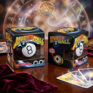 Jeux de fête, jouets pour enfants, jeux de nouveauté à thème rétro, divinatrice, posez une question, retournez la carte, répondez, boule magique 8 - Product Image 5