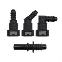 Connecteur rapide pour conduite de carburant automobile 11.8 droit, pour essence, diesel, tuyau d'huile, urée, avec raccord mâle/femelle et tête hexagonale