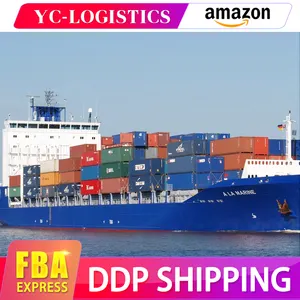 중국 해양 컨테이너화물 운송 업체 국제 배송 요금 중국에서 영국으로 미국 Fba