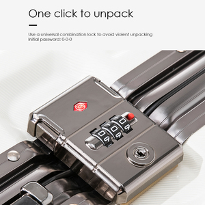 Étanche et antichoc, 3 pièces, mini sac à bagages de voyage à main, étui rigide, ensembles modernes de valise <span class=keywords><strong>Troler</strong></span> en aluminium - Product Image 2