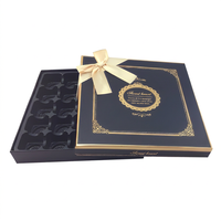 Boîte cadeau en carton rigide personnalisée de luxe avec ruban pour anniversaire et fêtes