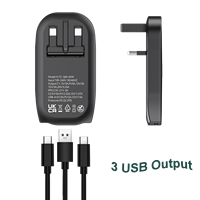 Productos Más Vendidos 2026, Adaptador de Viaje Ultra Delgado y Rápido, Cargador PD GaN, Cargador de Pared USB C Plegable de 65W con Enchufe para Reino Unido, para Laptop