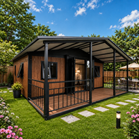Maison Modulaire de Luxe Préfabriquée Pliable 20/30/40FT, Maison Mobile Modulaire Extensible, Bureau, Hôtel, Conteneur Préfabriqué