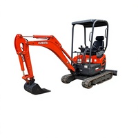 Excavatrice compacte sur chenilles d'occasion, machine de terrassement diesel