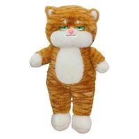 Peluche chat mignon, oreiller en peluche courte avec rembourrage en coton PP, 31-50 cm, design réaliste, poupée de câlin pour filles de 8 à 13 ans