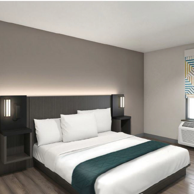 G2339 Hotel Furniture Factory Supply 2020 American Franchise Motel 6 Gemini Hotel Bedroom Furniture Gemini Hotel Furniture