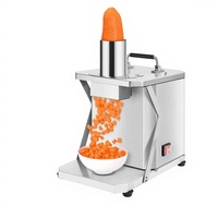 Elektrische automatische multifunctionele intelligente snijmachine voor groenten, vlees, wortelen, fruit, aardappelen en uien.
