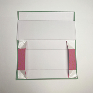 Emballage postal en papier de luxe personnalisé boîte magnétique pliée boîte d'emballage hijab avec fermeture magnétique - Product Image 2
