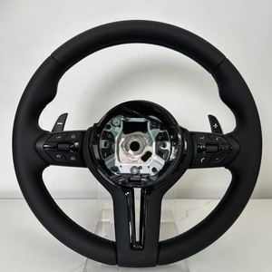 Volante de cuero para M3 M5 M6 E90 <span class=keywords><strong>BMW</strong></span> F01 F02 F06 F07 F10 F11 F12 F13 F14 F15 F16 X1 X2 X3 X4 X5 M2 M4 M5 M6 M8 - Product Image 5