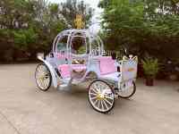 Voiture de Mariage Électrique Princesse Européenne Élégante, Modèle Citrouille, Vente Directe Usine, Carrosse de Mariage