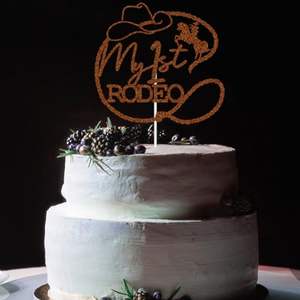 <span class=keywords><strong>D</strong></span>écorations de fête prénatale avec thème western cowboy, <span class=keywords><strong>mon</strong></span> <span class=keywords><strong>premier</strong></span> rodéo, joyeux <span class=keywords><strong>anniversaire</strong></span>, <span class=keywords><strong>d</strong></span>écoration de gâteau pour enfants, ensemble de fournitures pour la première fête <span class=keywords><strong>d</strong></span>'<span class=keywords><strong>anniversaire</strong></span> - Product Image 4