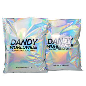 Tùy chỉnh Poly gửi thư Túi vận chuyển túi cầu vồng long lanh phong bì kim loại nhôm lá Holographic Poly bưu phẩm - Product Image 3