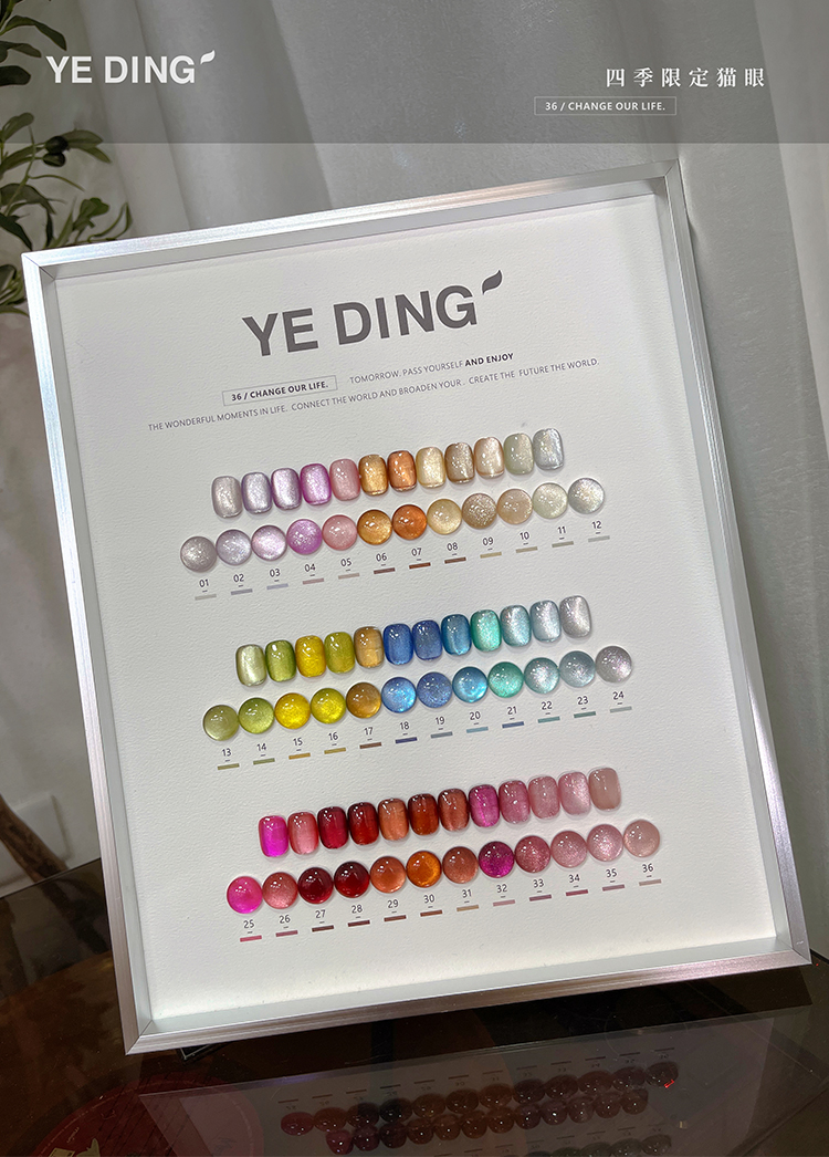 YEDING 2025 ネイルサロン UVジェルアートキット 環境に優しい植物性