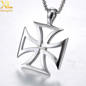 Collar de Caballero Templario, Collar con Cruz de Acero Inoxidable, Joyería de Moda para Hombre - Product Image 3