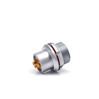 Connecteur Circulaire Étanche IP67 Série 3F 2 Broches 7 Broches Compatible, Mâle BNC Femelle, Vis en Cuivre pour Machines Industrielles