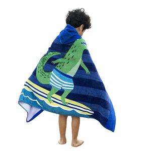 Dessin animé impression sans sable enfants <span class=keywords><strong>surf</strong></span> serviette <span class=keywords><strong>de</strong></span> plage poncho enfants <span class=keywords><strong>pull</strong></span> à capuche - Product Image 5