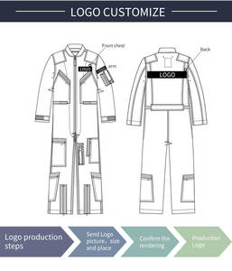 Tuta da <span class=keywords><strong>Pilota</strong></span> Nomex, Uniforme da Volo Nera, Completo da Aviatore - Product Image 3